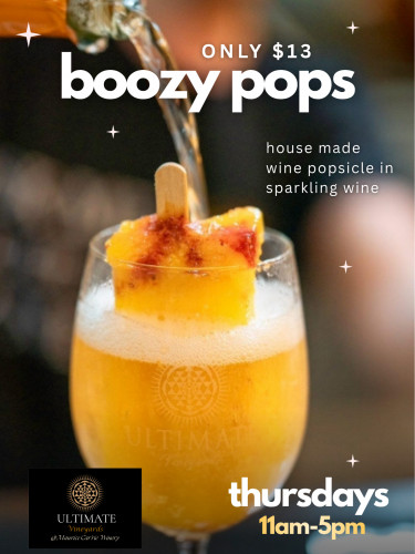 Maurice Car'rie Vineyard & Winery - BOOZY POP THURSDAYS