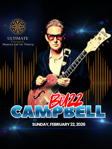Maurice Car'rie Vineyard & Winery - LIVE MUSIC with BUZZ CAMPBELL