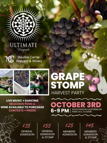 ULTIMATE GRAPE STOMP + HARVEST PARTY