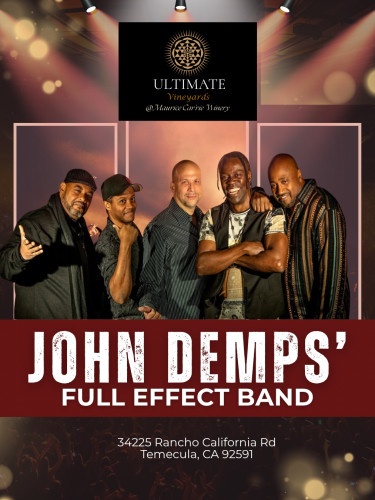 LIVE MUSIC with JOHN DEMPS + FULL EFFECT BAND