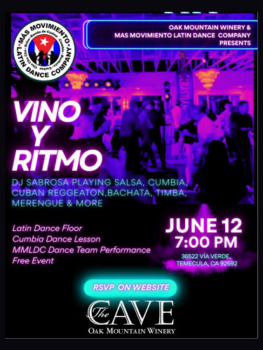 The Cave at Oak Mountain Winery - Vino y Ritmo