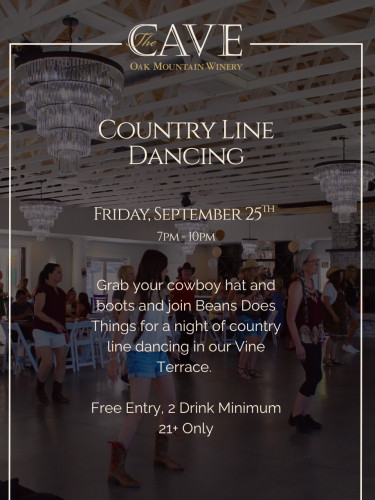 Country Line Dancing at Oak Mountain Winery