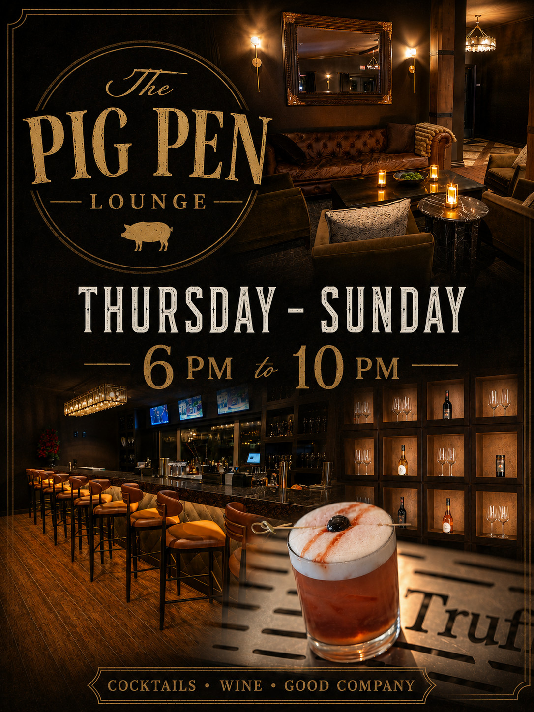 Pig Pen Lounge – Late Night @ Truffle Pig Winery