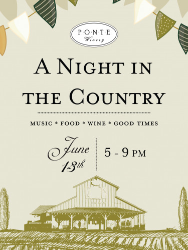 Ponte Winery- A Night In the Country