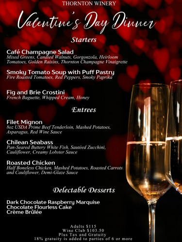 Valentine's Day at Thornton Winery