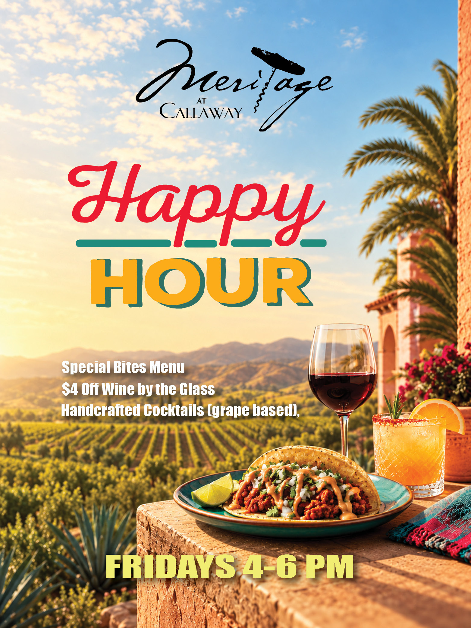 FRIDAY UNCORKED: Wine & Bites