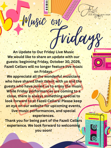 Live Music Cancelled