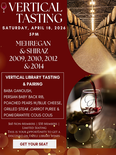 Fazeli Cellars - Vertical Library Tasting at Fazeli Cellars