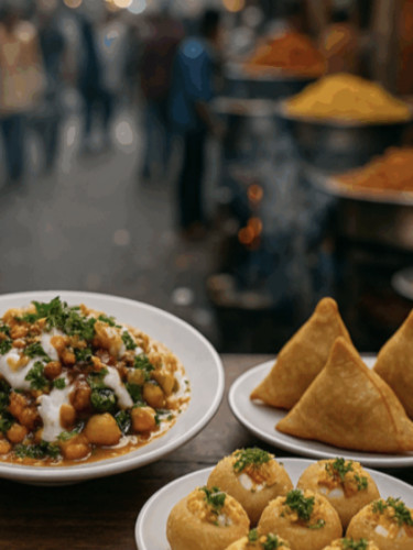 Indian Street Food at Akash Winery