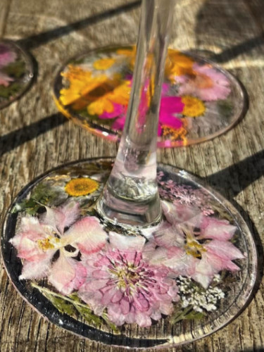 Akash Winery - Galentine's Wine Glass Art Class @ Akash