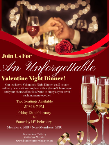 Churon Inn Winery - Valentines Dinner 