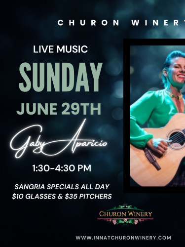 Live Music- Gaby Aparicio