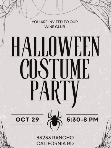 Wine Club Costume Party