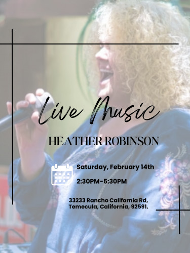 Live Music-Heather Robinson