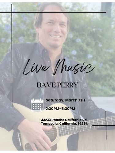 Churon Inn Winery - Live Music-Dave Perry