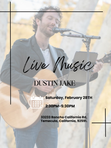 Churon Inn Winery - Live Music-Dustin Jake