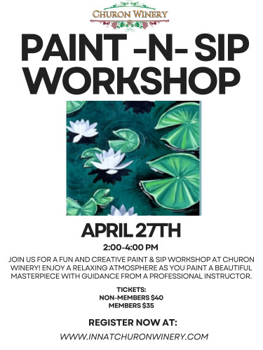 Paint-N-Sip Workshop