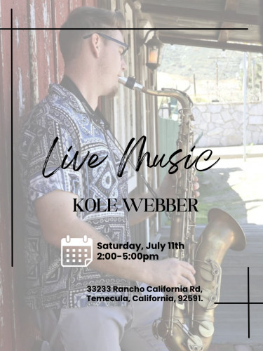 Live Music - Kole Webber