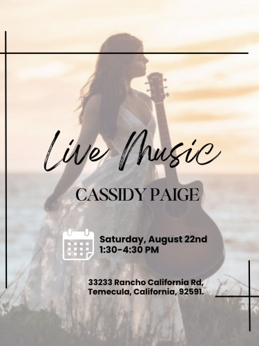 Live Music - Cassidy Page