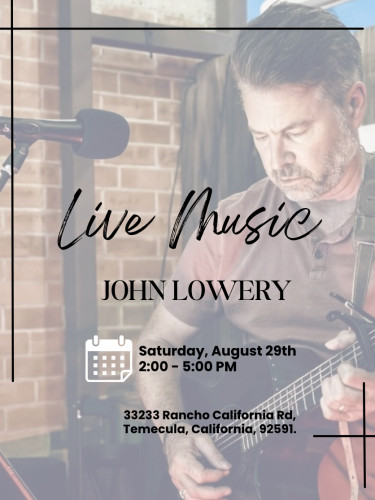 Live Music - John Lowery