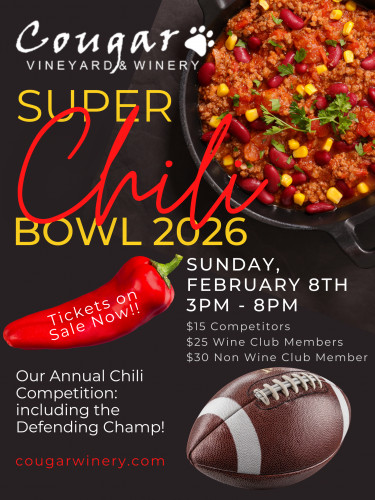 Cougar Vineyard & Winery - Super Chili Bowl