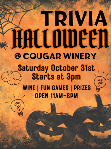 Cougar Vineyard & Winery - Trivia Night