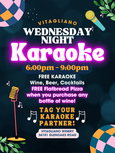 Vitagliano Winery - Karaoke Night 