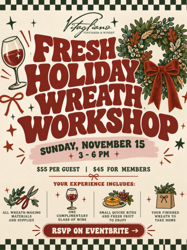 Holiday Wreath Workshop!
