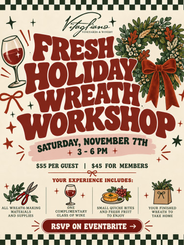 Holiday Wreath Workshop!
