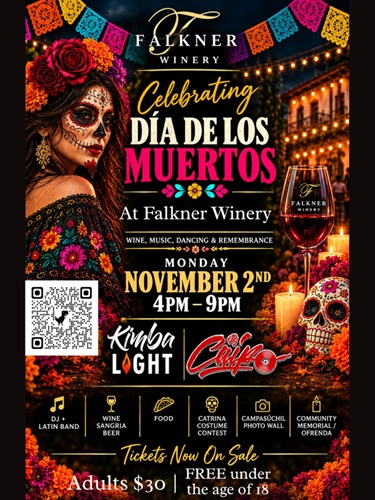 Falkner Winery presents Dia de los Muertos Remebrance Event 