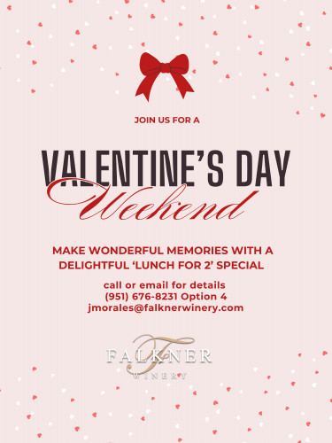 Falkner Winery - Valentine's Day Lunch Special